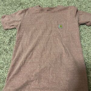 Carhartt Women's Heathered Pink Short Sleeve Tee